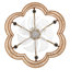 Ventilateur de plafond tissé festonné 19,7 "avec télécommande et lumière-2013558952