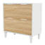 Armoire de rangement en bois, classeur avec tiroir-123953141