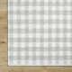 Lavande Plaid Wool Area Rug