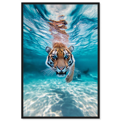 Art Remedy Modern Tiger Art Canvas, Eye of the Tiger