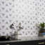 Ako 5" Triangle Marble Micro Mosaic Tile-176846695
