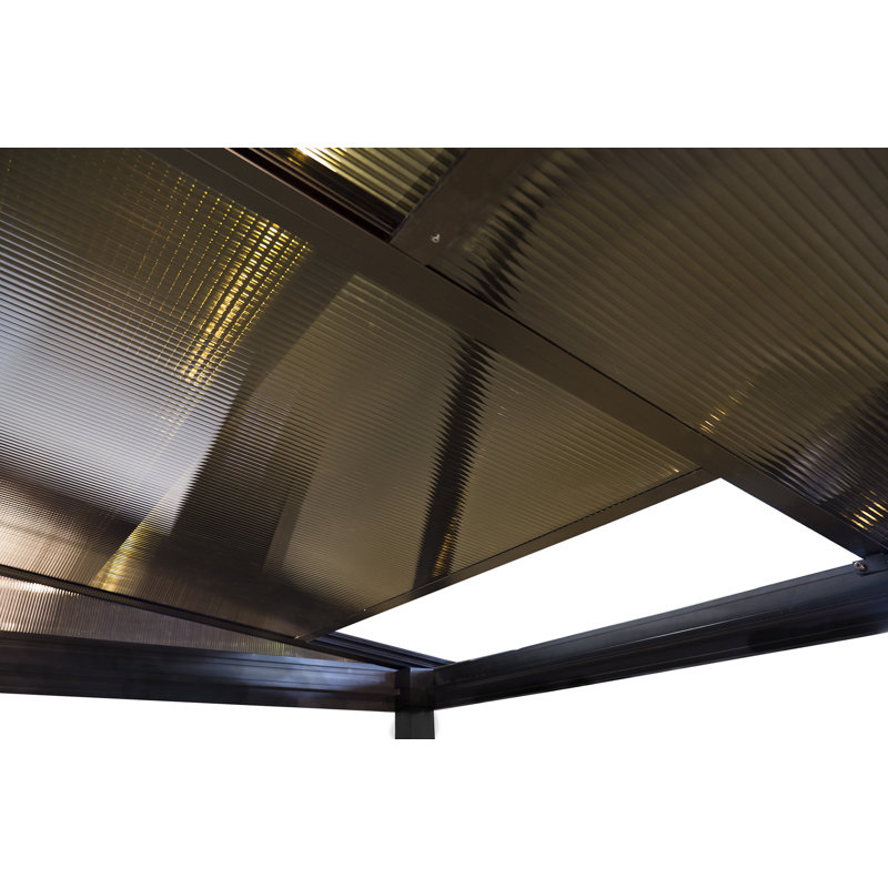Sojag Sutton 10 ft. x 12 ft. Wall Gazebo, Tinted, Tinted