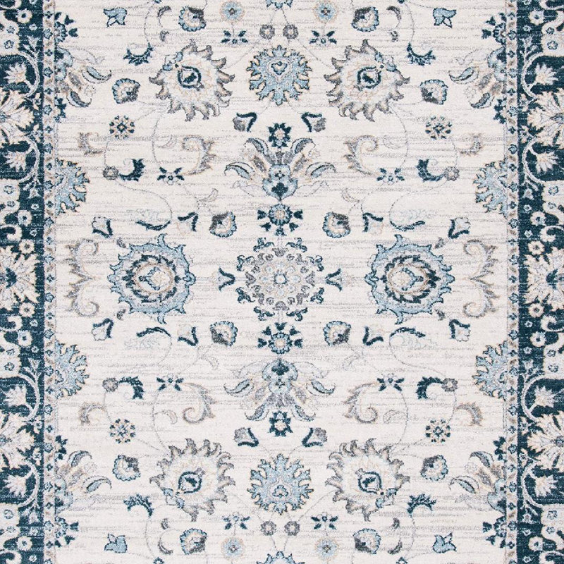 Delmer Performance Oriental Rug, Rectangle 4' x 6'