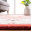 Tapis bourgogne / ivoire en laine crocheté fabriqué à la main à motif oriental Hollander-21274757