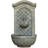 Rosette Leaf Polystone Outdoor Solar Wall Fountain-448945912