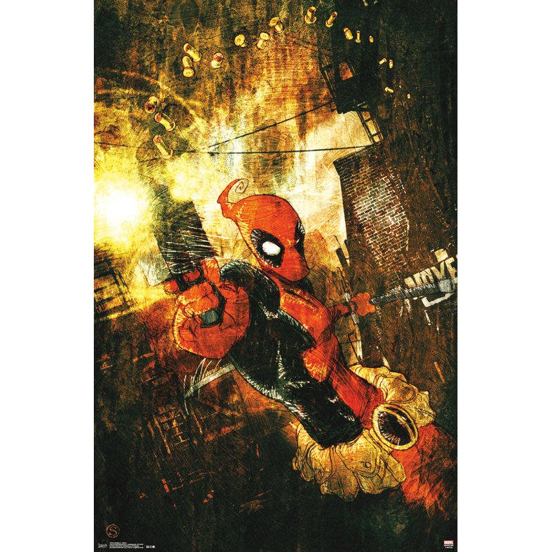 Impression sur papier deadpool-shells