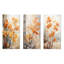 Abstrait feuillage abstrait - Érable, ensemble de 3 reproductions d'art mural-292742939-292742937