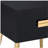 Gold Side Table With 2 Drawer-1640795251