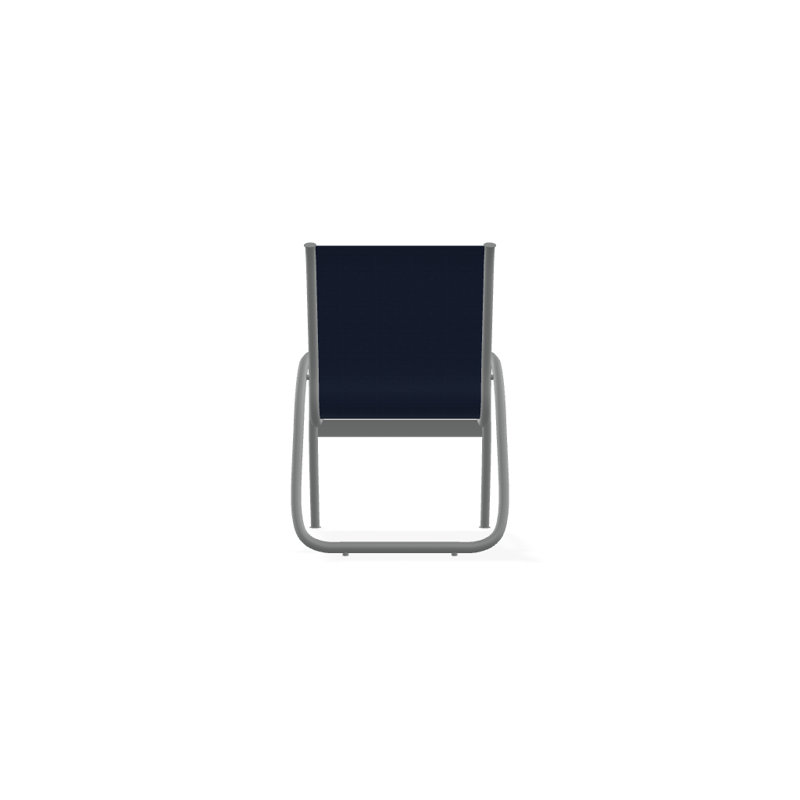 Fauteuil de patio Gardenella, Bleu marine 13D Sunbrella®, Graphite texturé