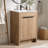 24.09'' Single Bathroom Vanity with Ceramic Top-94416404-94416403