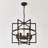 6-Light Adjustable Lantern Chandelier Pendant Light Fixture for Dining Room Hallway Foyer Entryway-310570630
