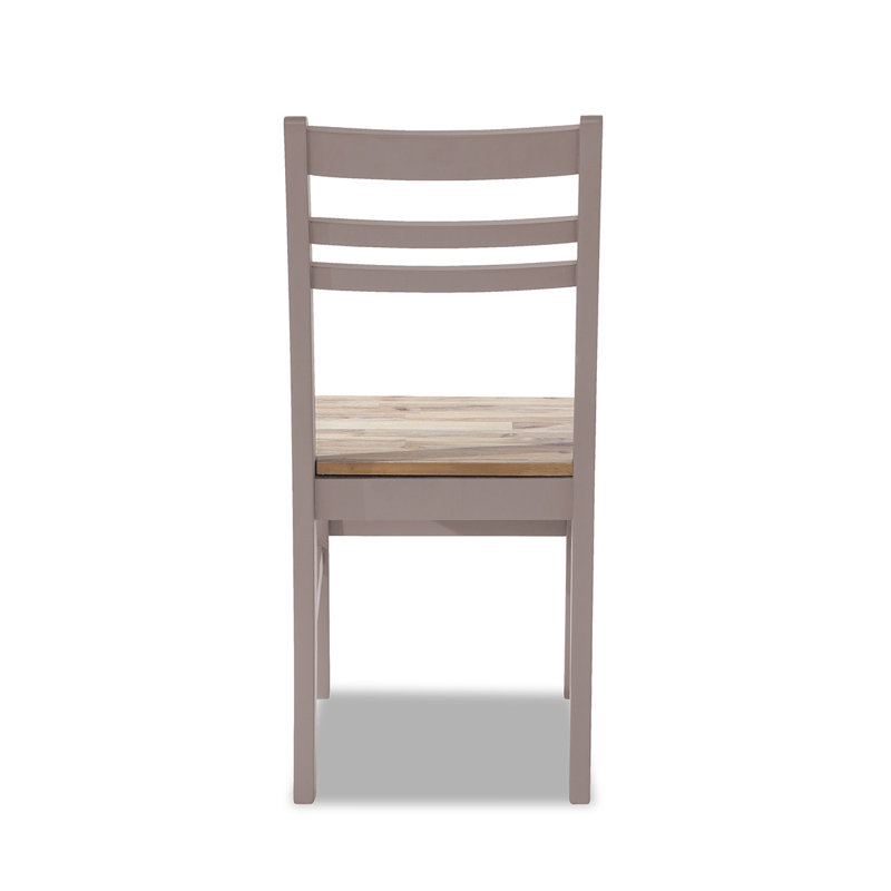 Bayou 48cm H Solid Wood Ladder Back Side Chair, Truffle