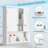 Bellani Wall-Mounted Manufactured Wood Bathroom Cabinet-988537058