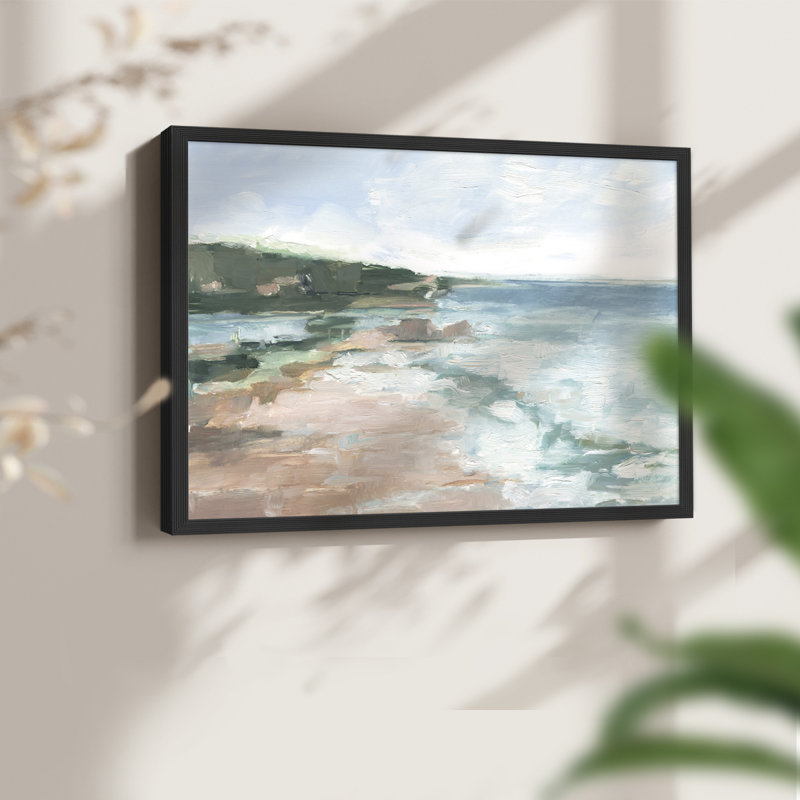 «Distant Regatta II», reproduction encadrée, H 11 po x l 14 po, Noir, noir, noir, noir