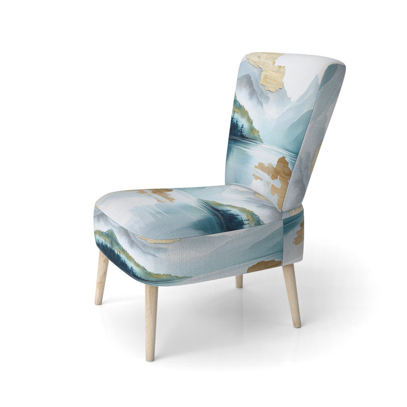 Chaise d'appoint Lake Mountains - Chaise d'appoint Alpine Lake Ridge I, Side Chair Armless