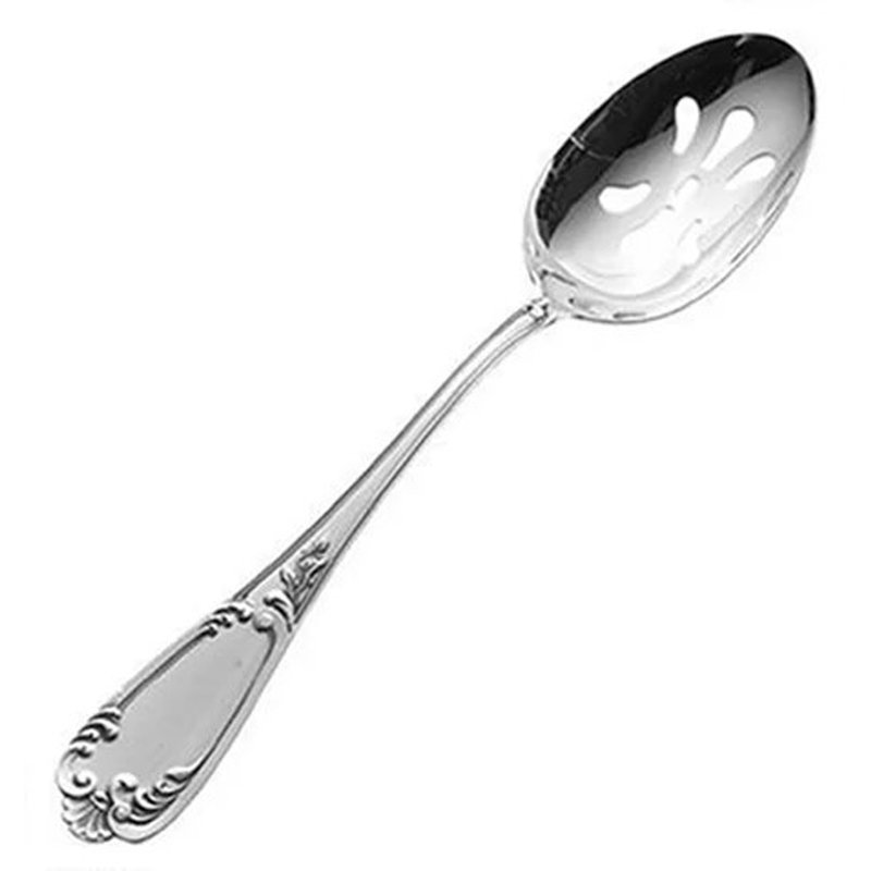 Cuillère à soupe percée en laiton italien Sterling Wallace