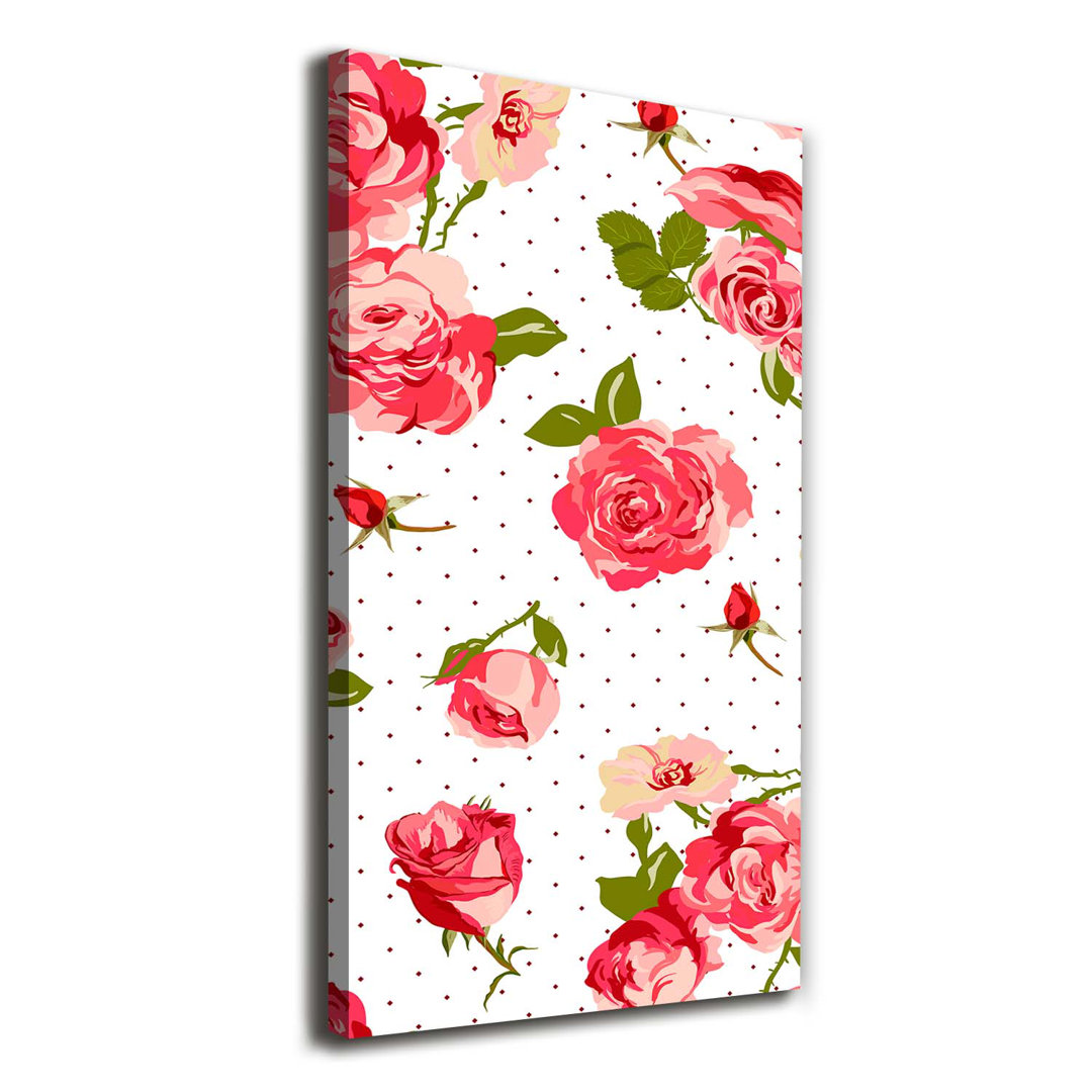 Wilde Rosen - Kunstdrucke auf Leinwand - Wrapped Canvas