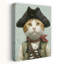 «Feline Pirate Captain», art mural contemporain-1582003255