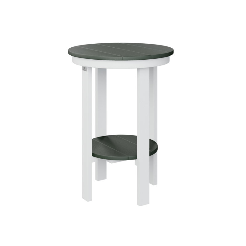 Table de bout ronde Berlin Gardens, H 29 po x l 21,5 po x P 21,5 po, Coquillage