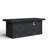 Rashid Concrete Outdoor Lipped Rectangle Fire Pit Table-735409516-735409505