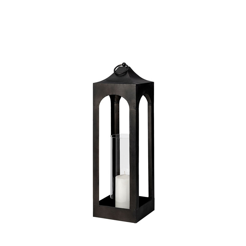 Tabletop Lantern, 29.5" H x 6.7" W x 6.7" D