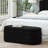 Modern Oval Storage Ottoman Bench, Upholstered Boucle Teddy Fabric End of Bed Bench with Storage, End of Bed Stool with Safety Hinge for Bedroom, Living Room, Entryway-633296566