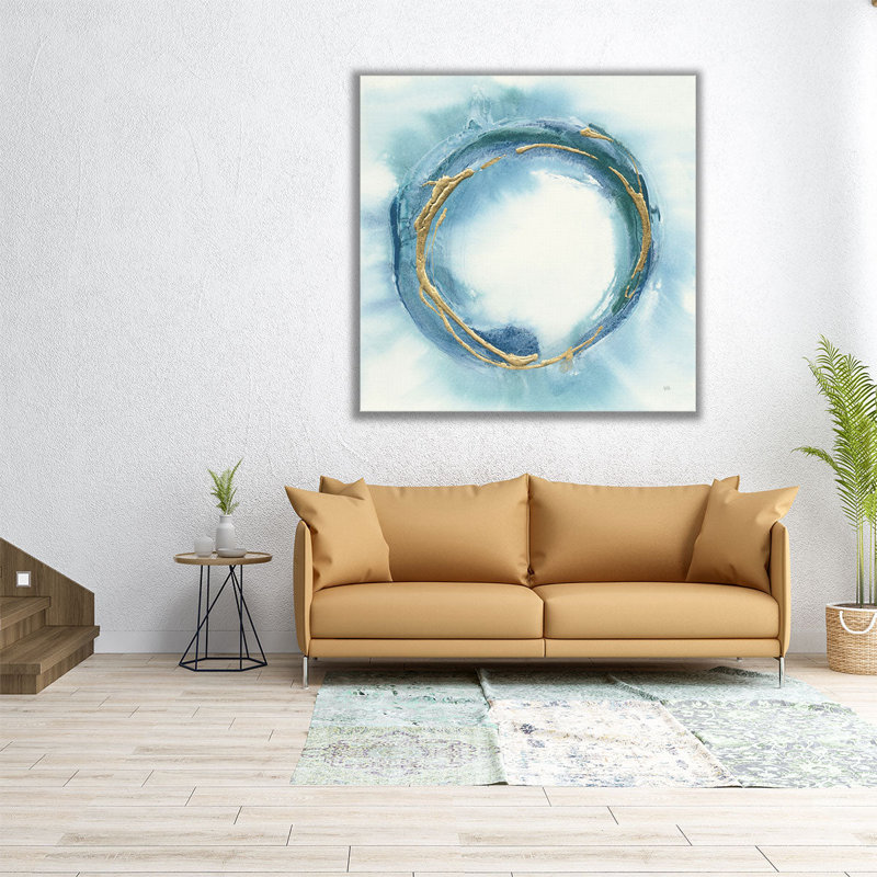 Buddha Enso - reproduction d'art sur toile, H 12 po x l 12 po