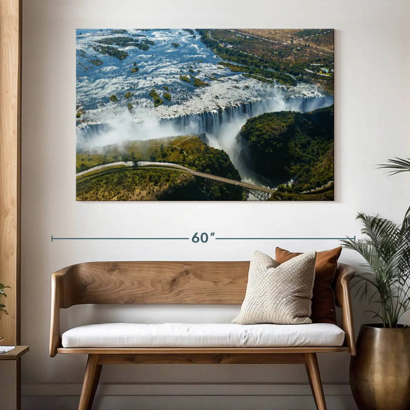 Rideau d'eau Alvord Victoria Falls, H 34 po x l 51 po