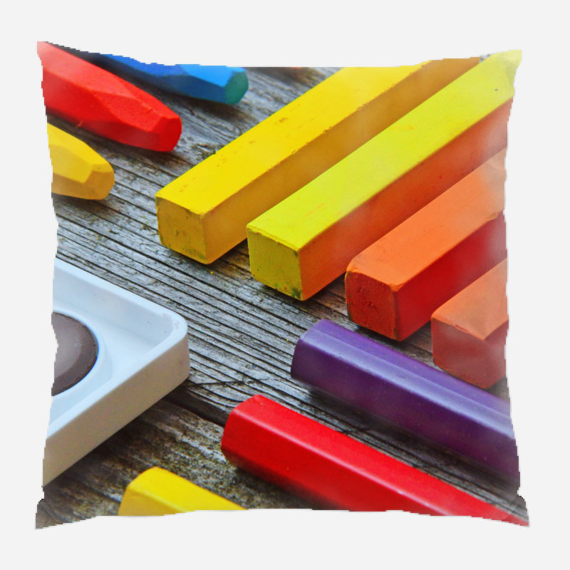 Reversible Throw Pillow, Microsuede, Indoor