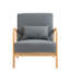 Upholstered Cotton Armchair-1758225600