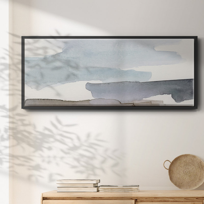 Coastal Tones III - toile encadrée, H 12 po x l 30 po