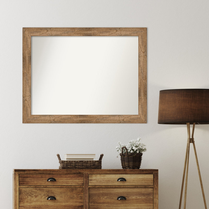 Timmy Solid Wood Wall Mirror, 33.5" x 43.5", Rectangle