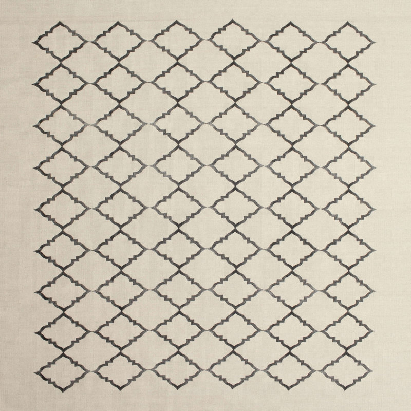 Surface beige contemporaine tapis, Carré 5 pi