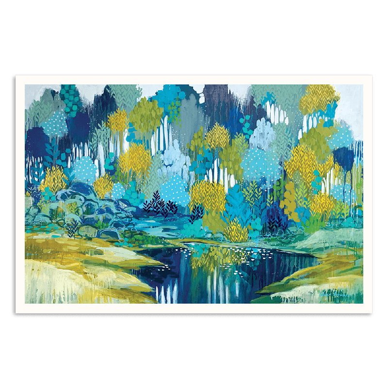 Hidden Creek 1 Piece Wall Art, 102cm H x 152cm W x 0.25cm D, Paper