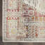 Tapis oriental en polypropylène ivoire / rouge / gris Asuna Kira-2096719159