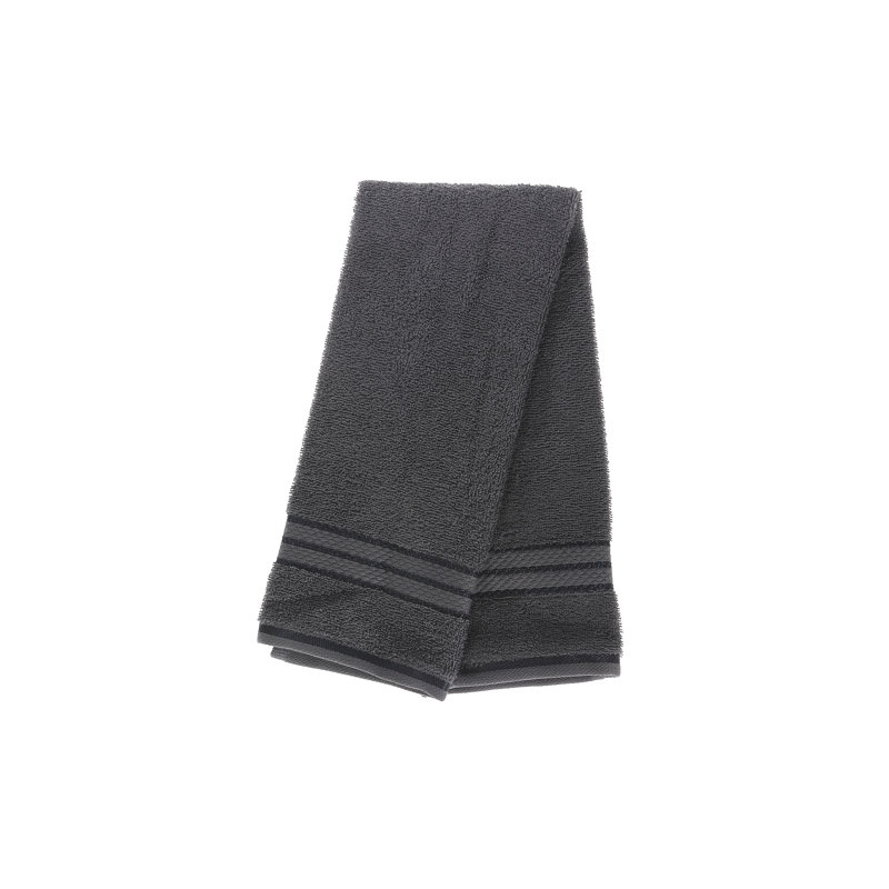 Ensemble de 6 serviettes à main Khatra (16 x 27) (bourgogne), Gris pâle