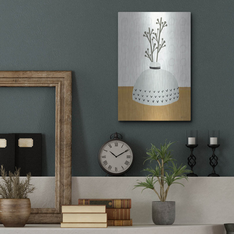  «House Plant 3» par Katie Doucette, art mural en métal, 12 po x 16 po, H 16 po x l 12 po