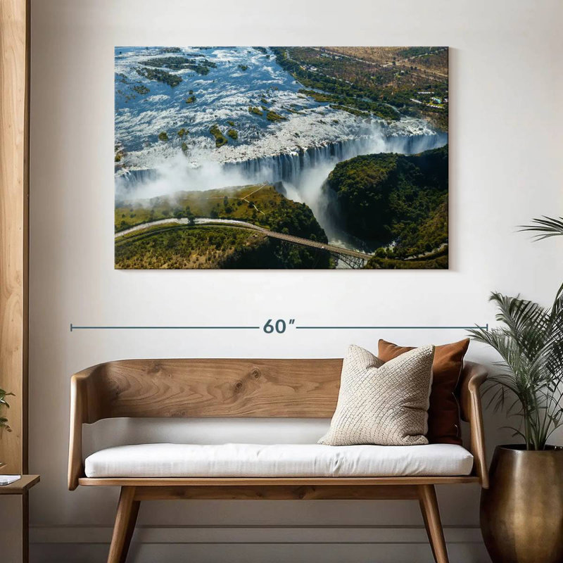 Rideau d'eau Alvord Victoria Falls, H 32 po x l 48 po