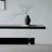 Acrylic solid wood combined dining table-258758217