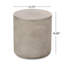 Table d'appoint d'extérieur en béton léger