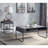Concrete Grey And Black 1-Shelf Coffee Table