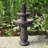 Webbe 2-Tier Outdoor Birdbath Freestanding Water Fountain with Adjustable Pump, Stone-Look Finish & Weather-Resistant Polyresin-741676648