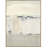 Outside the Garden 1' Framed Print on Canvas