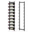 Danice 9 Bottle Wall Mounted Wine Bottle Rack in Black-1950292882