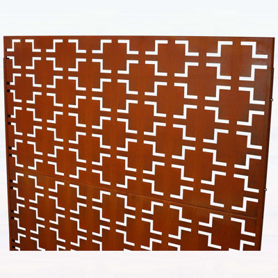 Écran d'intimité élégant en métal pour l'extérieur, idéal pour le patio et le jardin