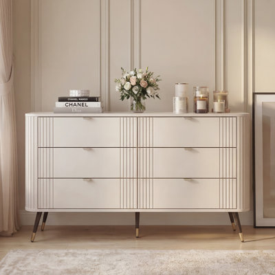 138 cm W Chest of 6 Drawers