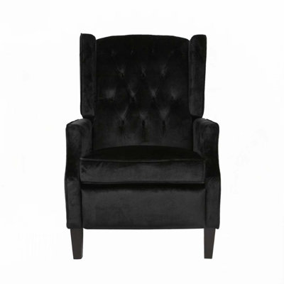 26.75" Push Back Recliner Armchair with Wingback