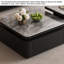 Ensemble de table basse carrée en pierre italienne-743070321-743070325