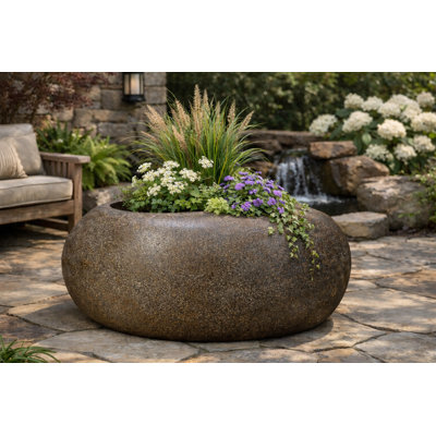 Jardinière légère 40 po x 36 po - Sable brun
