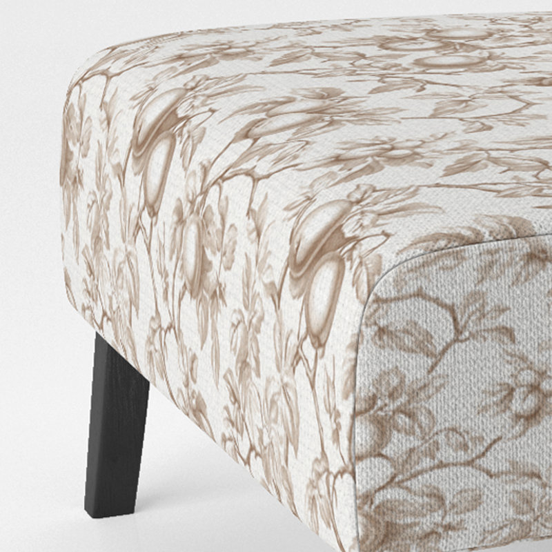 Fauteuil de chambre French Country, Pantoufle sans accoudoirs